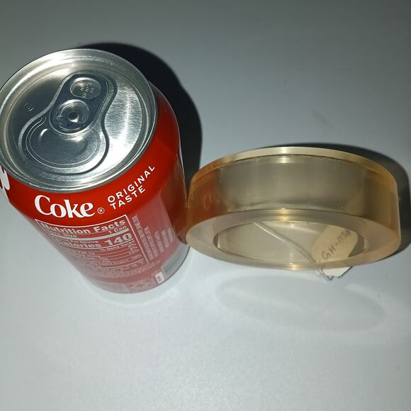 Iris Apfel & Bajalia Clear Apple juice Lucite Chunky Bangle Bracelet - Picture 4 of 5